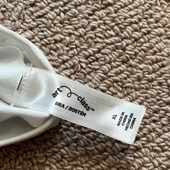 Girls XL 14/16 White Sports Bra - Picture 5 of 7